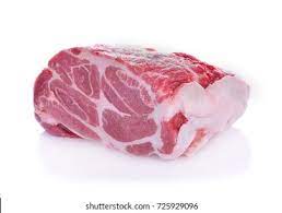 Fresh Raw Pork Neck Meat Isolated Stock Photo 1055257136 | Shutterstock